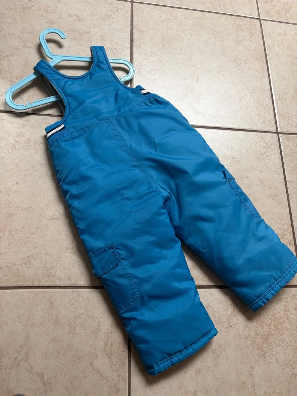 Nike Bright Blue Kids Snow Overalls